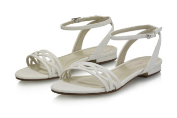 Glitter-Sandalette Faye – Ivory – Salma & Noeli – Las Perlitas Zürich