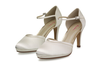 Satin-Slingpumps Joni – Ivory – Salma & Noeli – Las Perlitas Zürich
