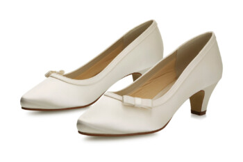 Satin-Pumps Josephine – Ivory – Salma & Noeli – Las Perlitas Zürich