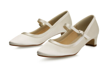 Satin-Pumps Larissa – Ivory – Salma & Noeli – Las Perlitas Zürich