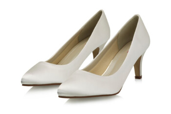 Satin-Pumps Lottie – Ivory – Salma & Noeli – Las Perlitas Zürich