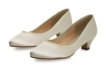 Satin-Pumps Paula – Ivory – Salma & Noeli – Las Perlitas Zürich