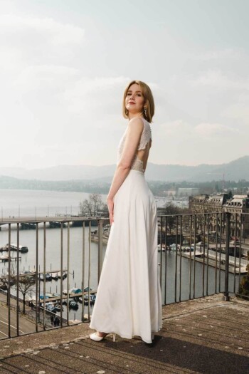 Hochzeitskleid Lucia – Ivory – Graf von Matt – Las Perlitas Zürich