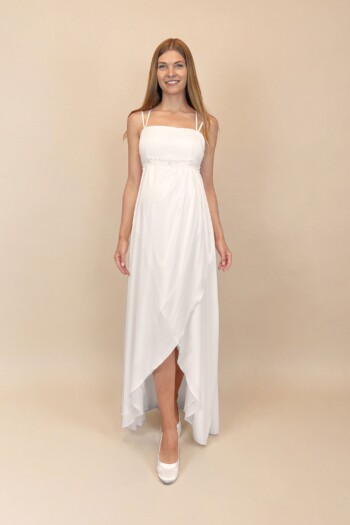 Umstandshochzeitskleid Sara – Ivory – Las Perlitas Atelier – Las Perlitas Zürich