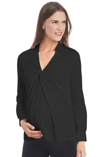 Umstandsbluse Elisa – Schwarz – Las Perlitas Zürich
