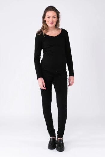 Umstandsjeans Sophia – Schwarz – Las Perlitas Zürich