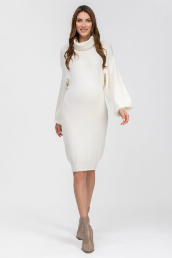Schwangerschaftskleid Luna – Ivory – Las Perlitas Zürich